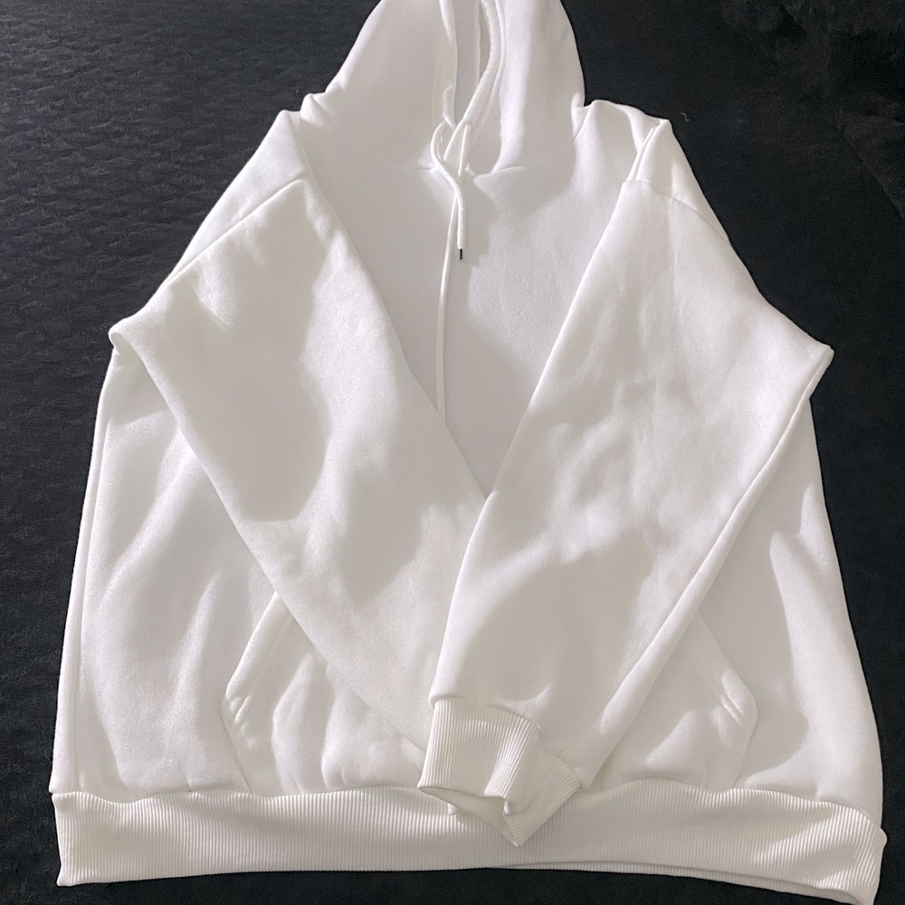 White Shein Hoodie